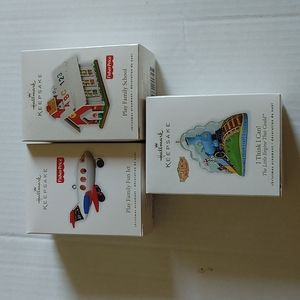 Lot of 3 unopened 2010 Hallmark ornaments